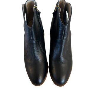 Boden Woman's Black Leather Hoxton Ankle Boots Sz 8